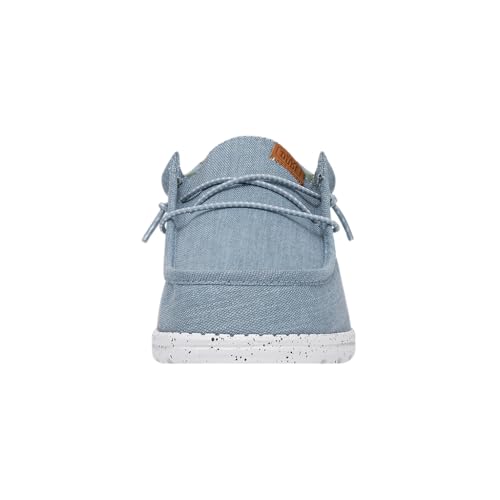 HEYDUDE Men's Wally Washed Canvas Slip-On Shoes - Blue - gallery image 4