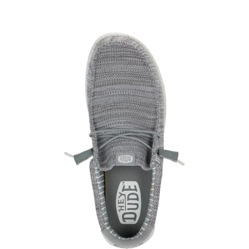 HEYDUDE Men's Wally Stretch Sox Slip-On Loafers - Grey - gallery image 4