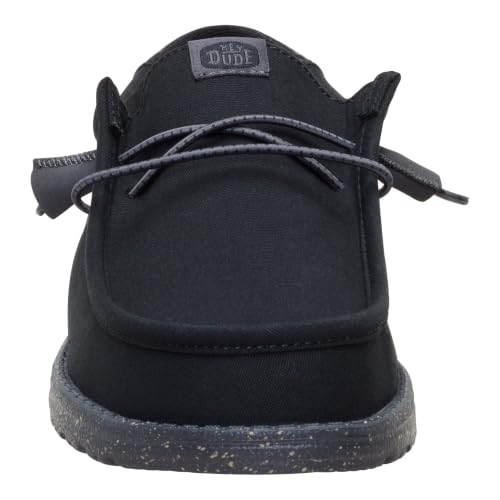 HEYDUDE Men's Wally Amazon Exclusive Slip-On Loafers - Hex Black/Black - gallery image 2