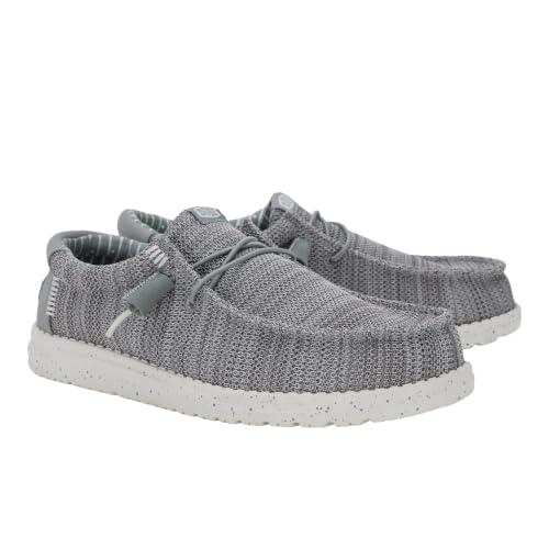 HEYDUDE Men's Wally Stretch Sox Slip-On Loafers - Grey - gallery image 6