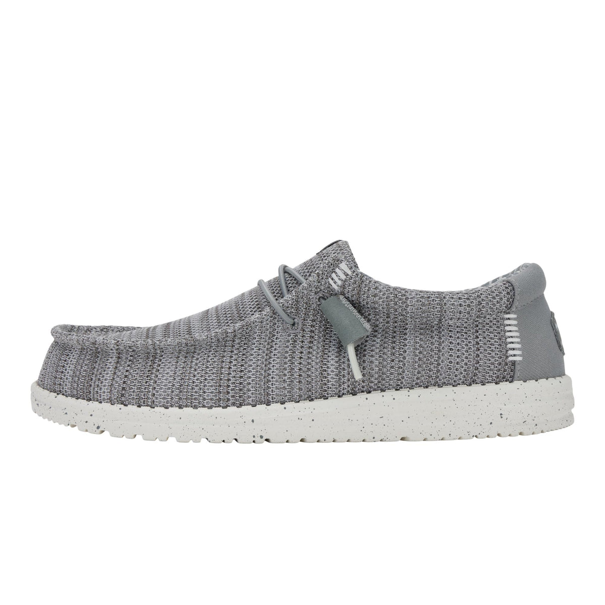 HEYDUDE Men's Wally Stretch Sox Slip-On Loafers - Grey - gallery image 7