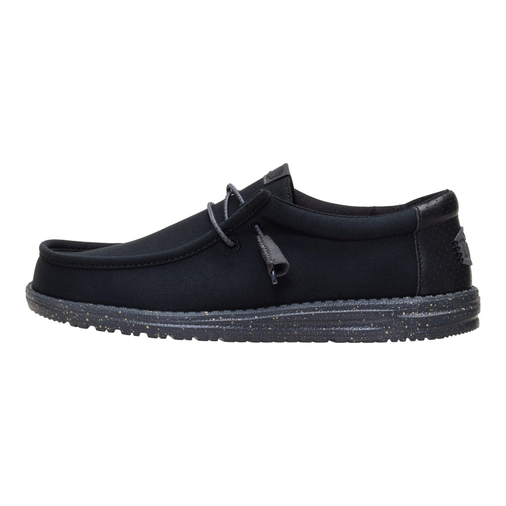 HEYDUDE Men's Wally Amazon Exclusive Slip-On Loafers - Hex Black/Black - gallery image 7