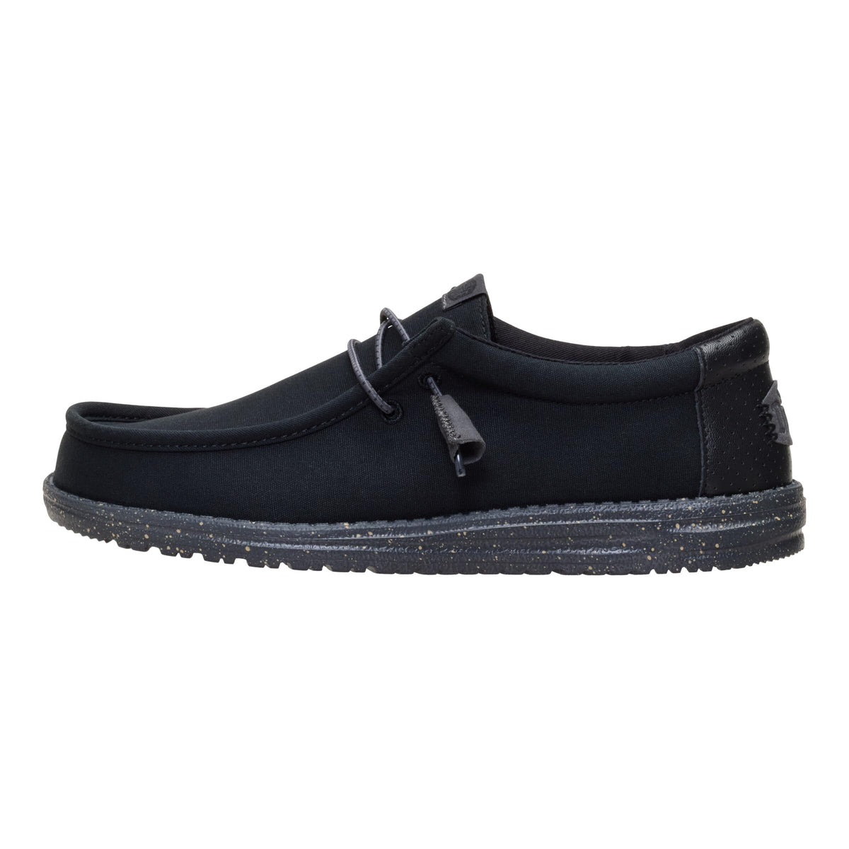 HEYDUDE Men's Wally Amazon Exclusive Slip-On Loafers - Hex Black/Black - gallery image 7
