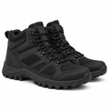 Black Weather-Shield Ankle Trail Boots on a white background
